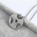 Barbell Plate Necklace