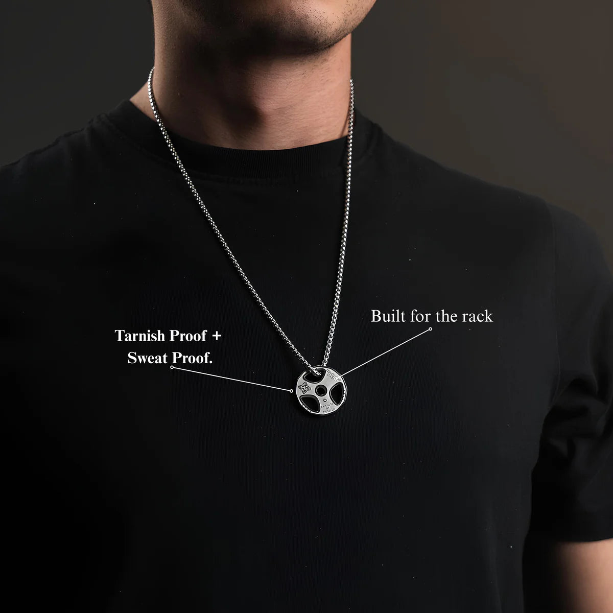 Barbell Plate Necklace