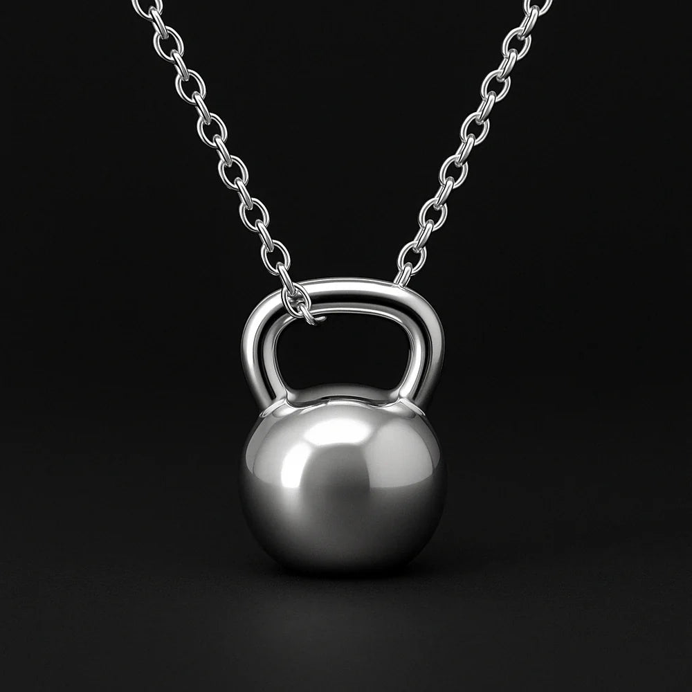 Choose Strength Kettlebell Necklace