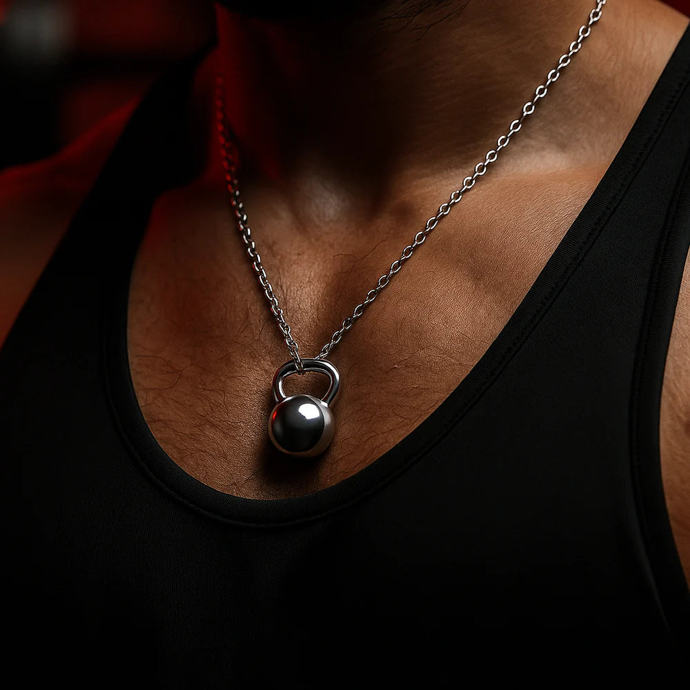 Choose Strength Kettlebell Necklace