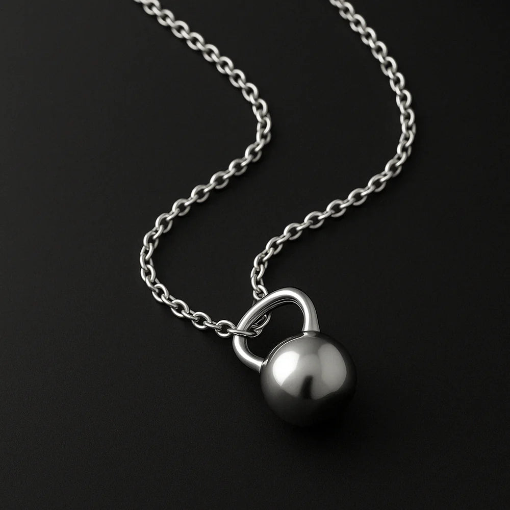 Choose Strength Kettlebell Necklace
