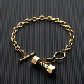 Dumbbell bracelet