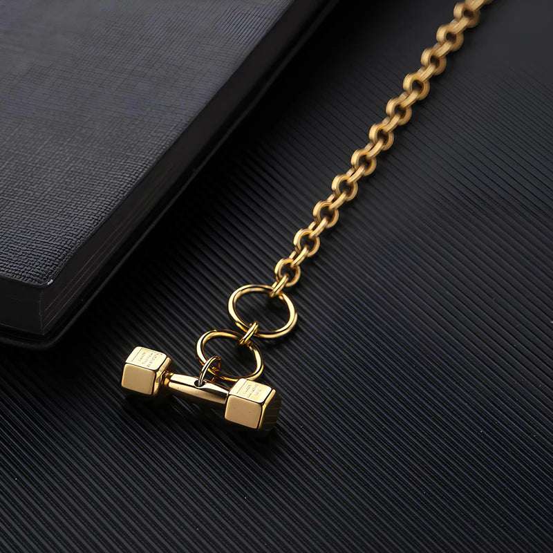 Dumbbell bracelet