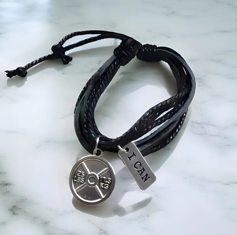 Leather Power Bracelet