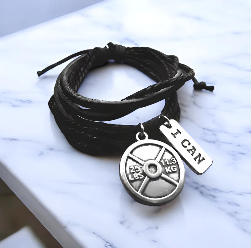 Leather Power Bracelet