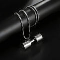 Strength Dumbbell Necklace
