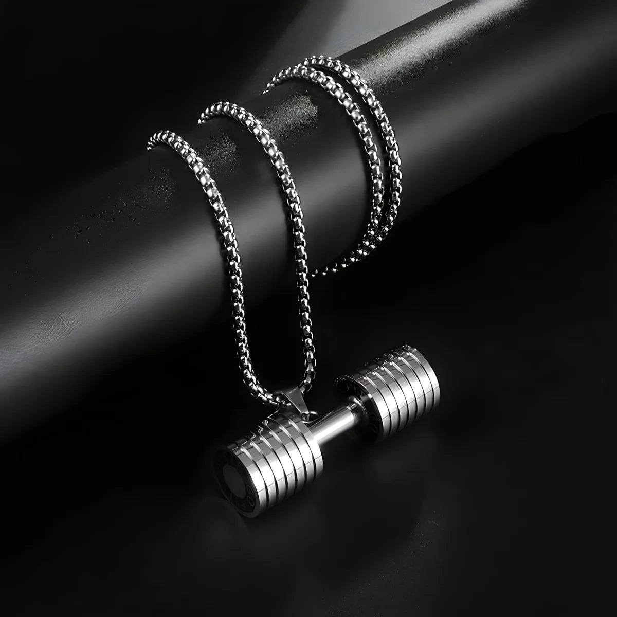Strength Dumbbell Necklace